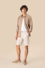 Spasso SP711 - Men's Linen Bermuda