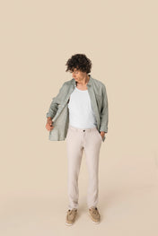 Spasso SP710 - Men's Linen Trousers