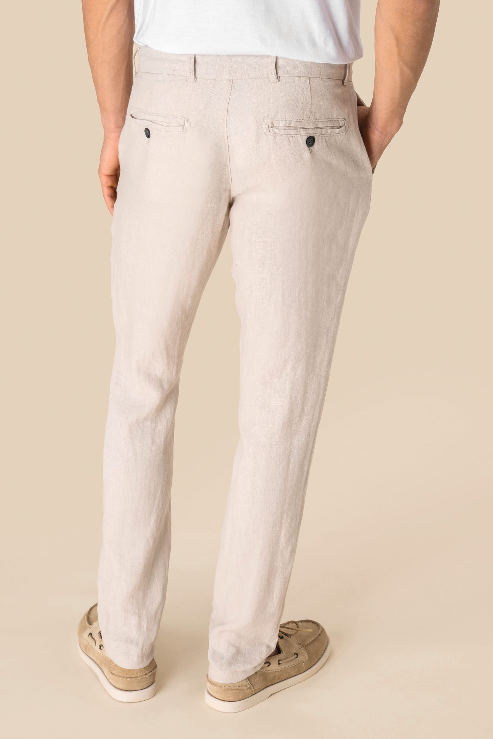 Spasso SP710 - Men's Linen Trousers