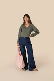 Spasso SP524 - Ladies' Linen Blouse