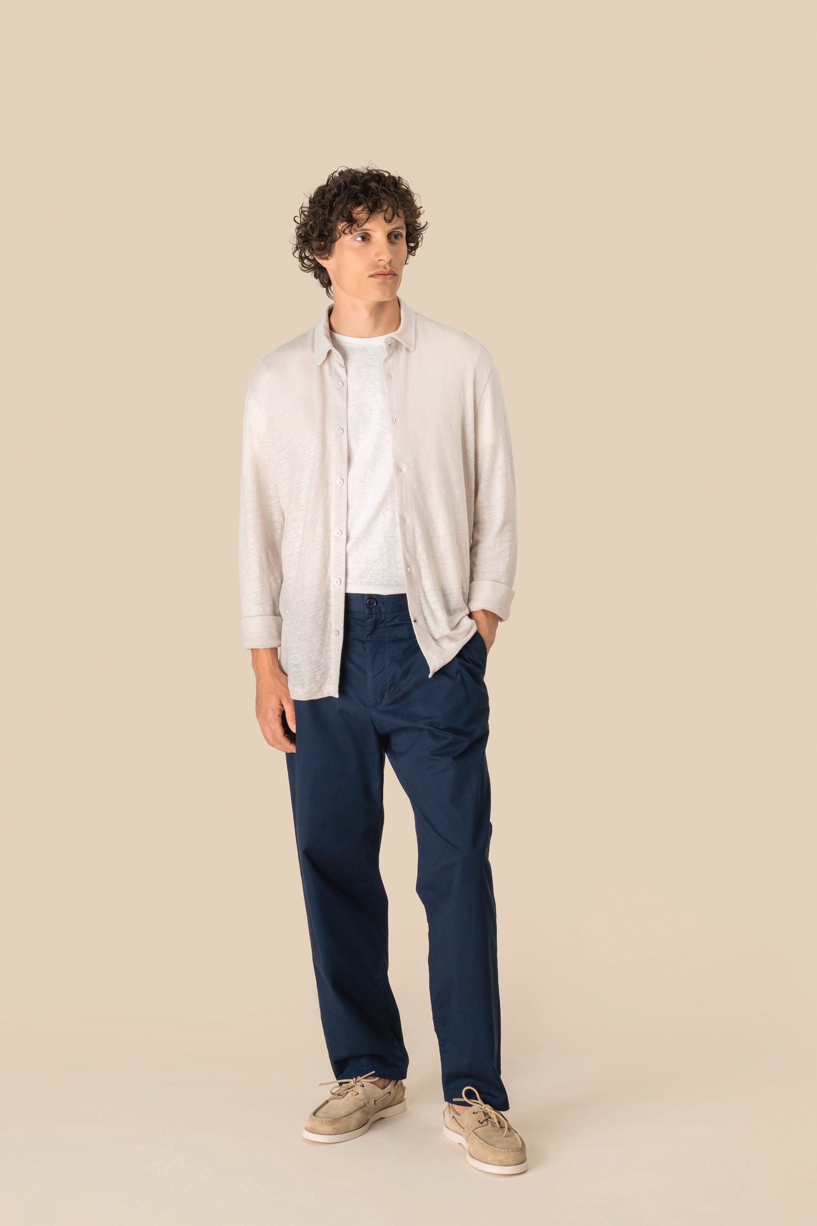 Spasso SP518 - Men's Linen Shirt