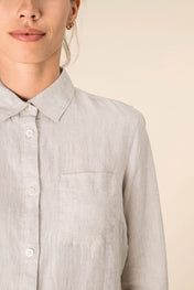 Spasso SP505 - Ladies’ Linen Shirt