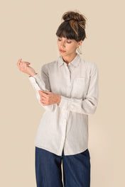 Spasso SP505 - Ladies’ Linen Shirt