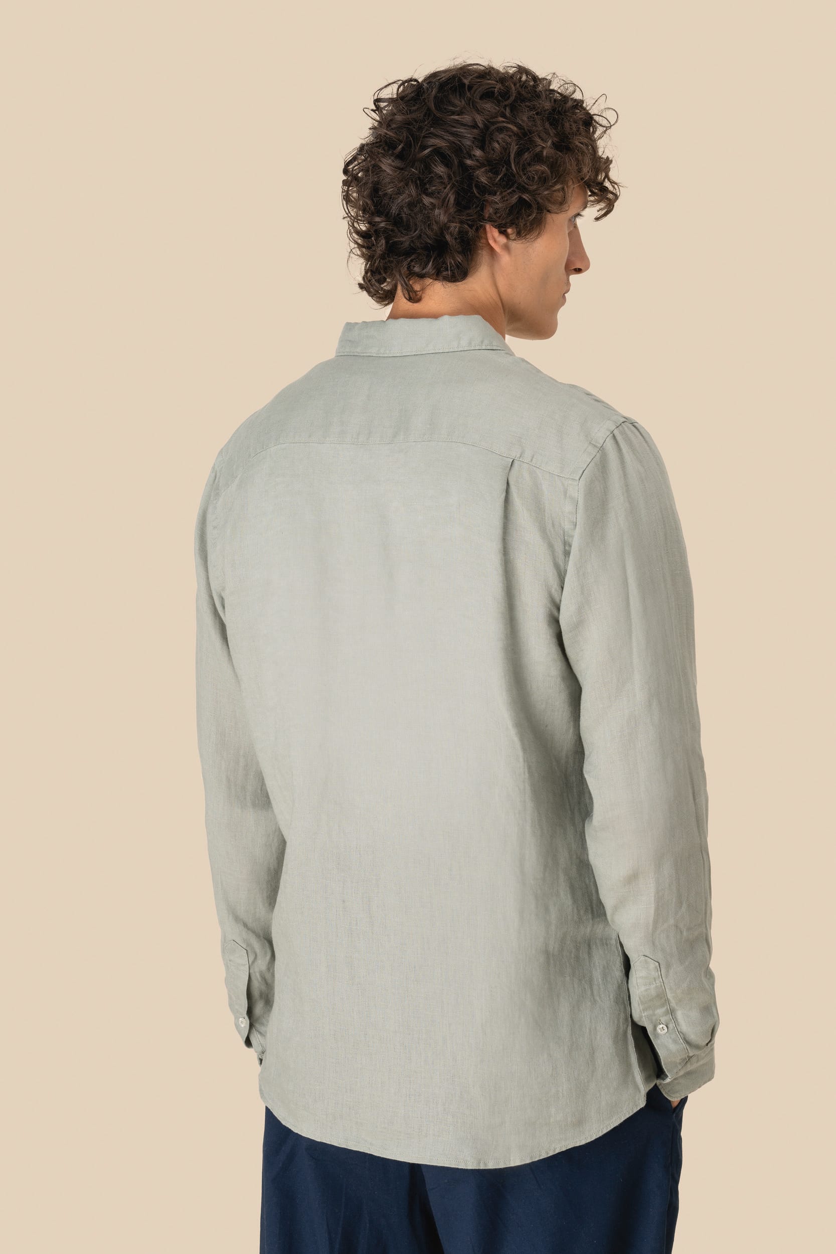 Spasso SP504 - Men's Linen Shirt