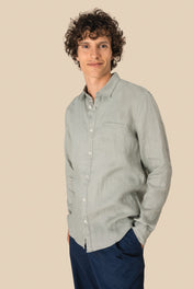 Spasso SP504 - Men's Linen Shirt