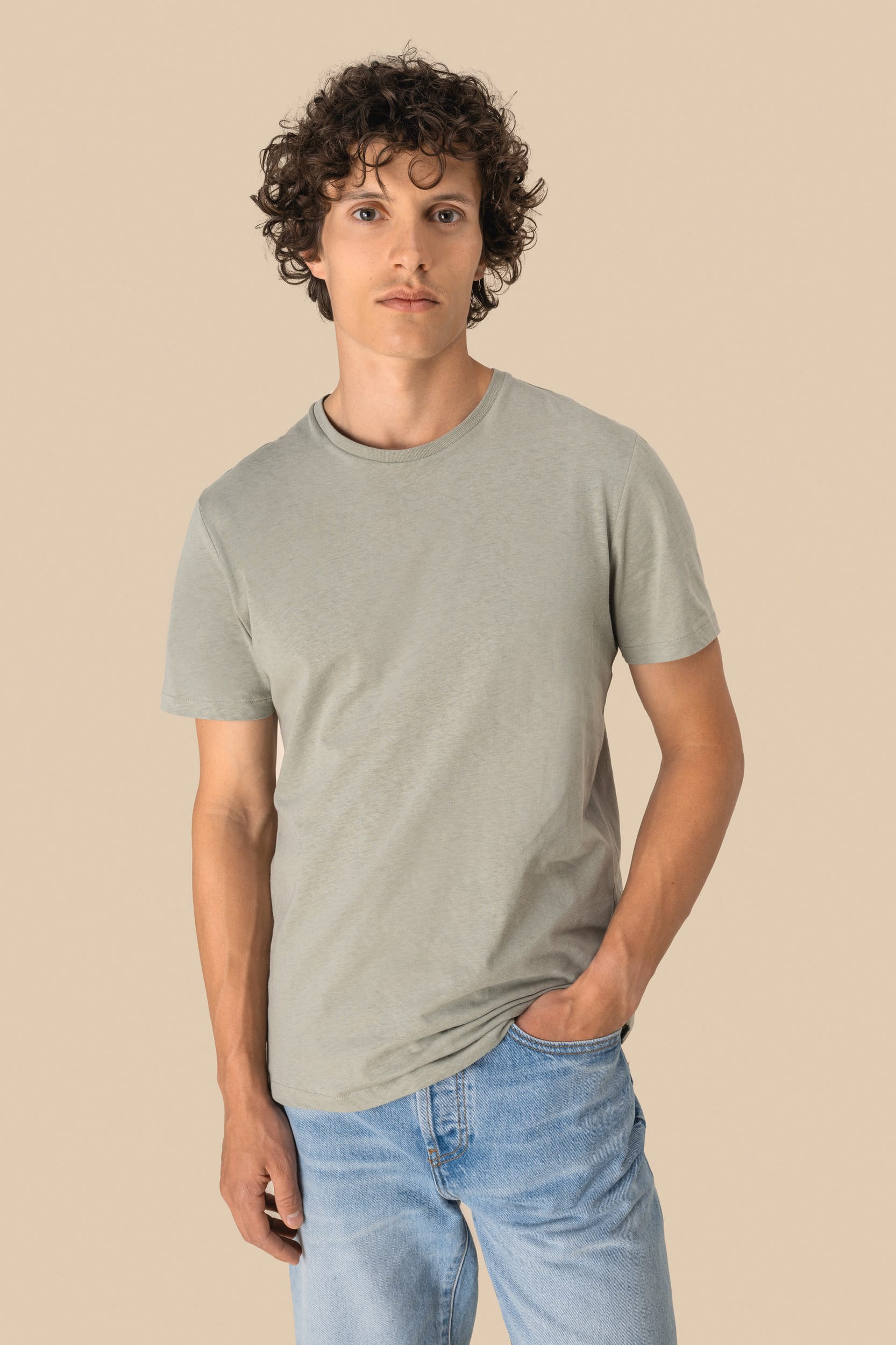 Unisex Organic Cotton & Linen T-Shirt – 150 g/m² | SP325