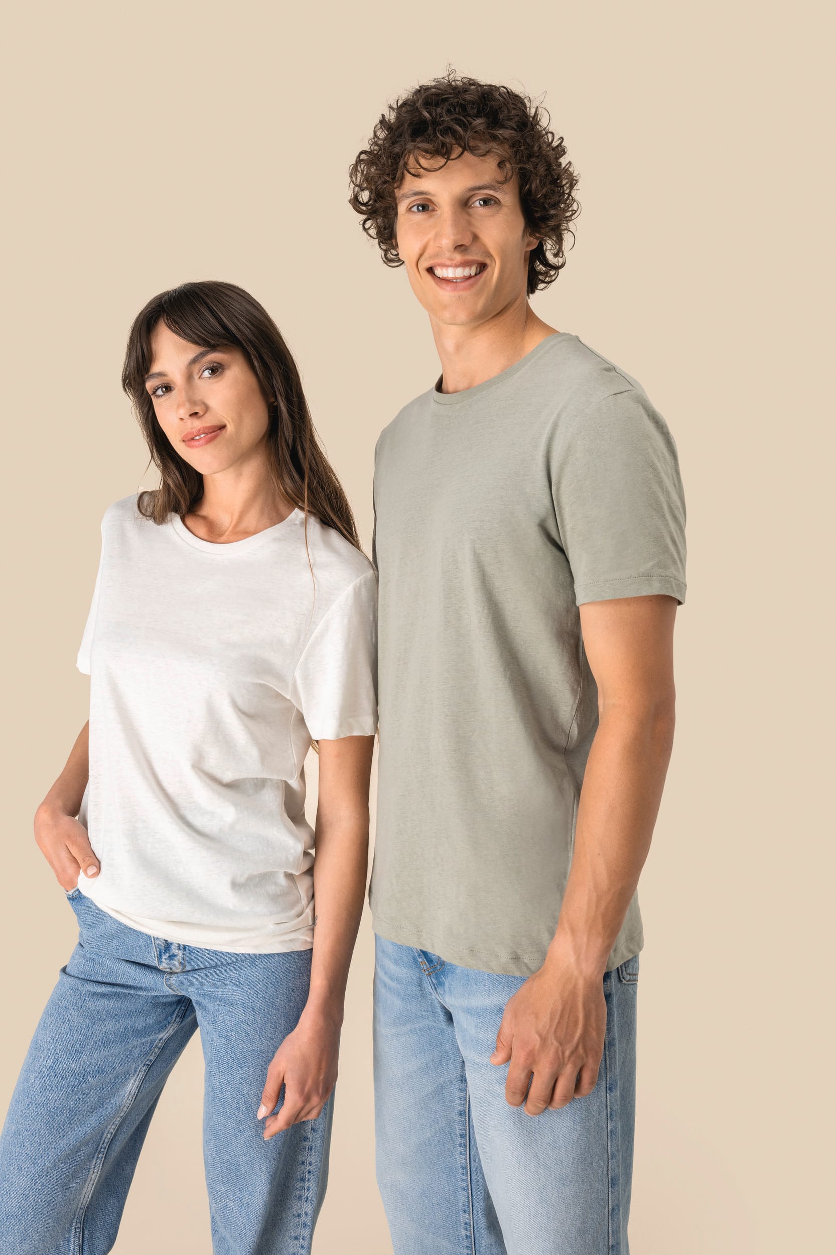 Unisex Organic Cotton & Linen T-Shirt – 150 g/m² | SP325