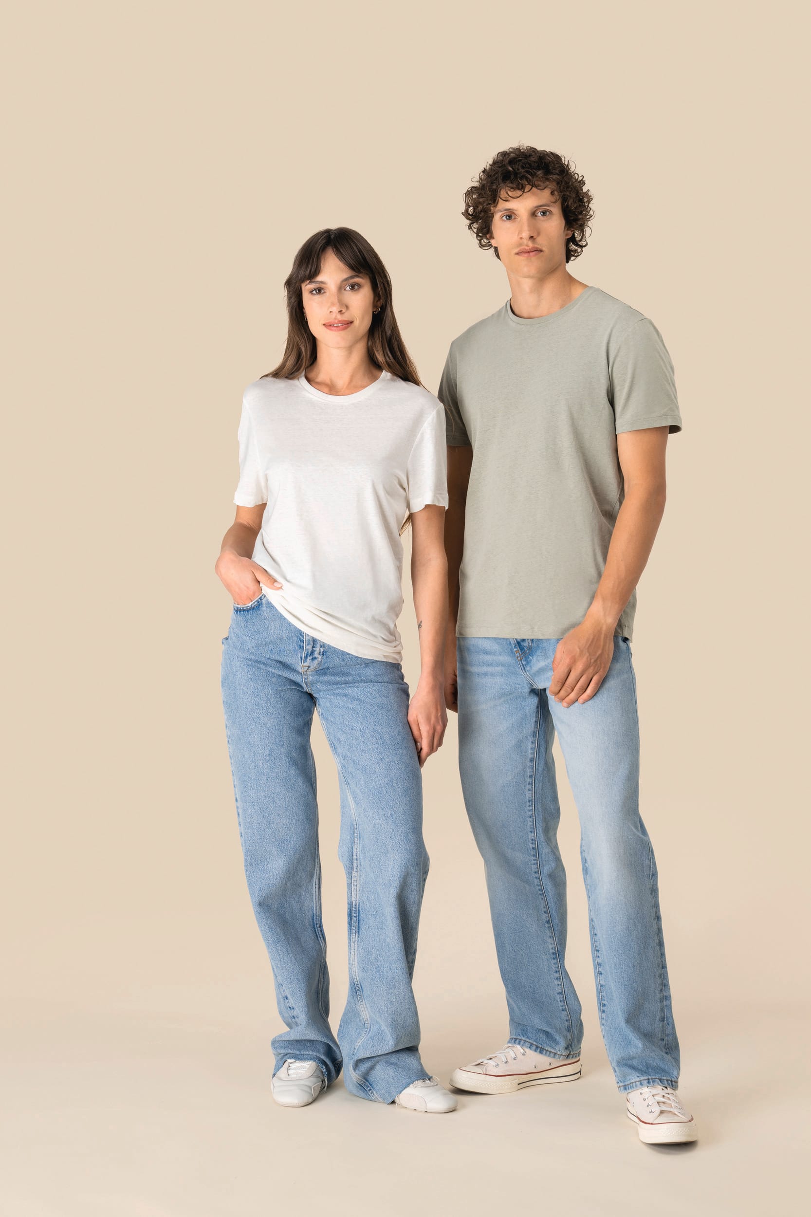 Unisex Organic Cotton & Linen T-Shirt – 150 g/m² | SP325