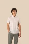 Polo de hombre de punto de lino con pie de cuello | Spasso - SP217