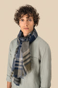 Unisex Woven Cotton Scarf with Fringes | Spasso - SP154