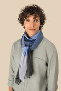 Unisex Woven Cotton Scarf with Fringes | Spasso - SP152