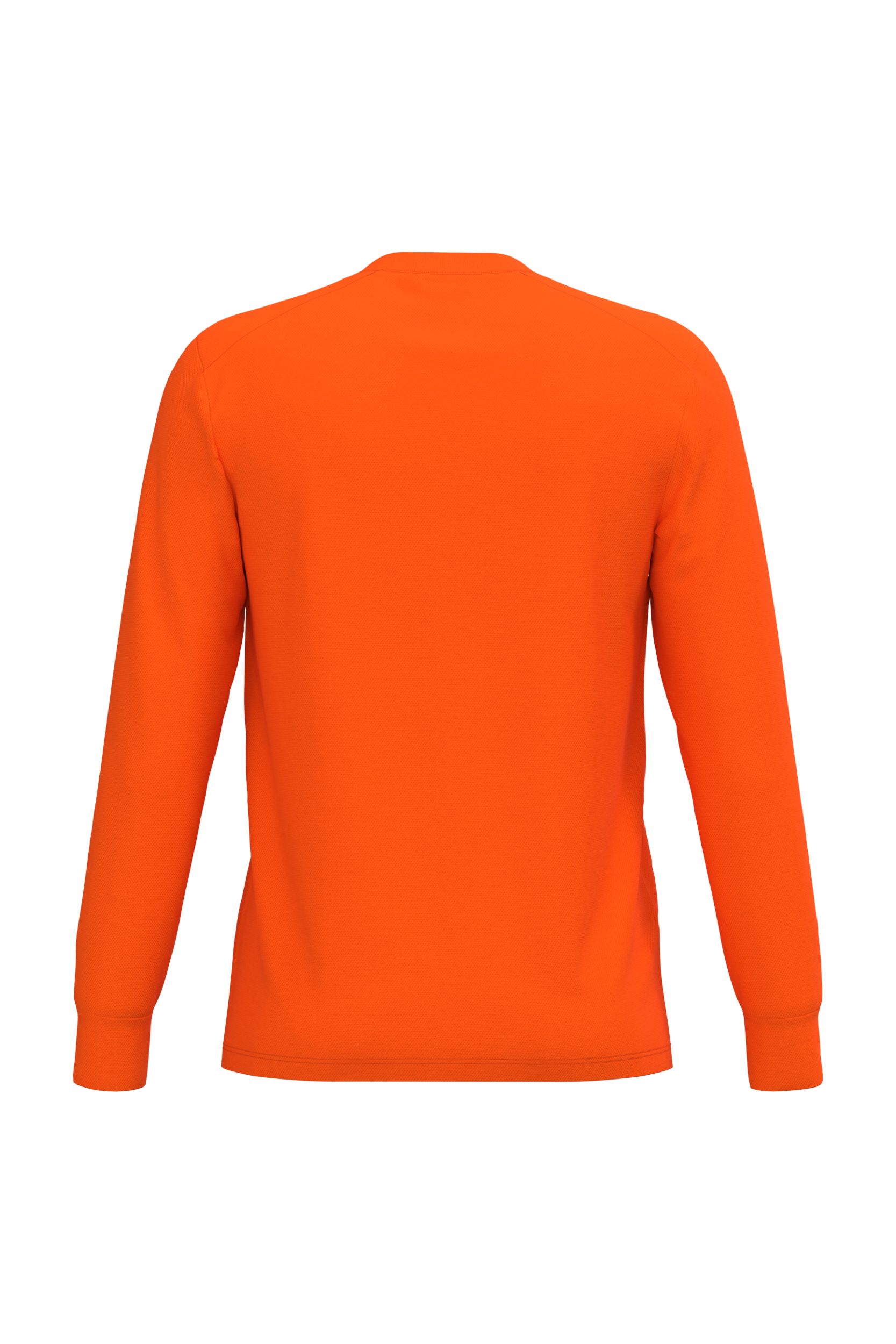 Camiseta fluorescente unisex de manga larga de algodón y poliéster reciclado | WK318