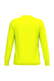 Camiseta fluorescente unisex de manga larga de algodón y poliéster reciclado | WK318