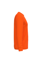 Camiseta fluorescente unisex de manga larga de algodón y poliéster reciclado | WK318