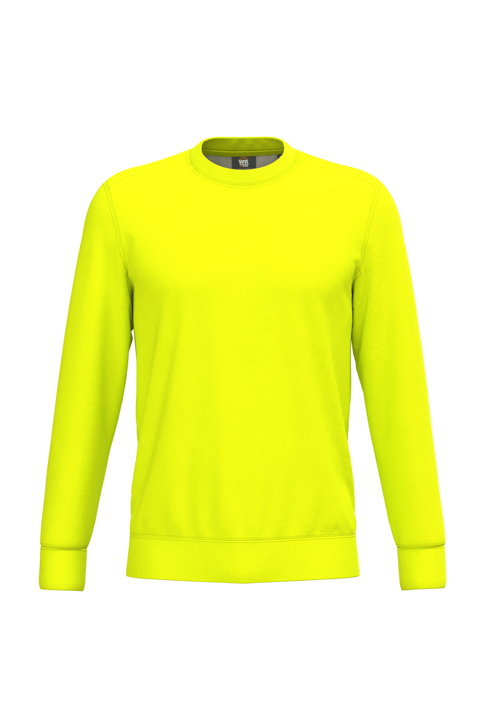 Sweat fluorescent unisexe à visibilité renforcée en polyester recyclé | WK405