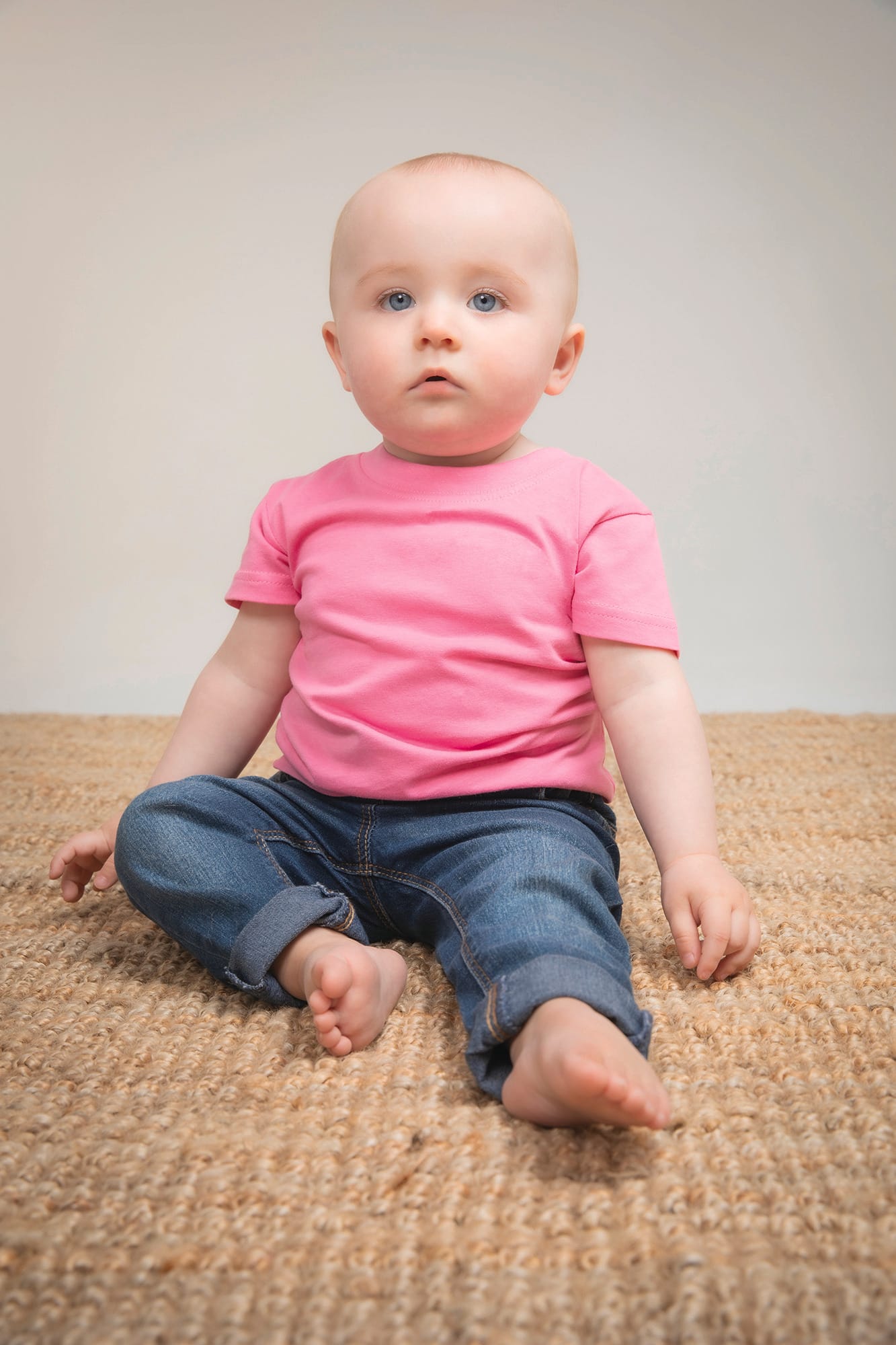 T-shirt per neonati a girocollo e maniche corte in cotone biologico | LW620