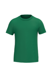 Camiseta de cuello redondo para niños de algodón orgánico - K3027IC