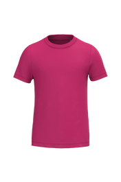 Camiseta de cuello redondo para niños de algodón orgánico - K3027IC