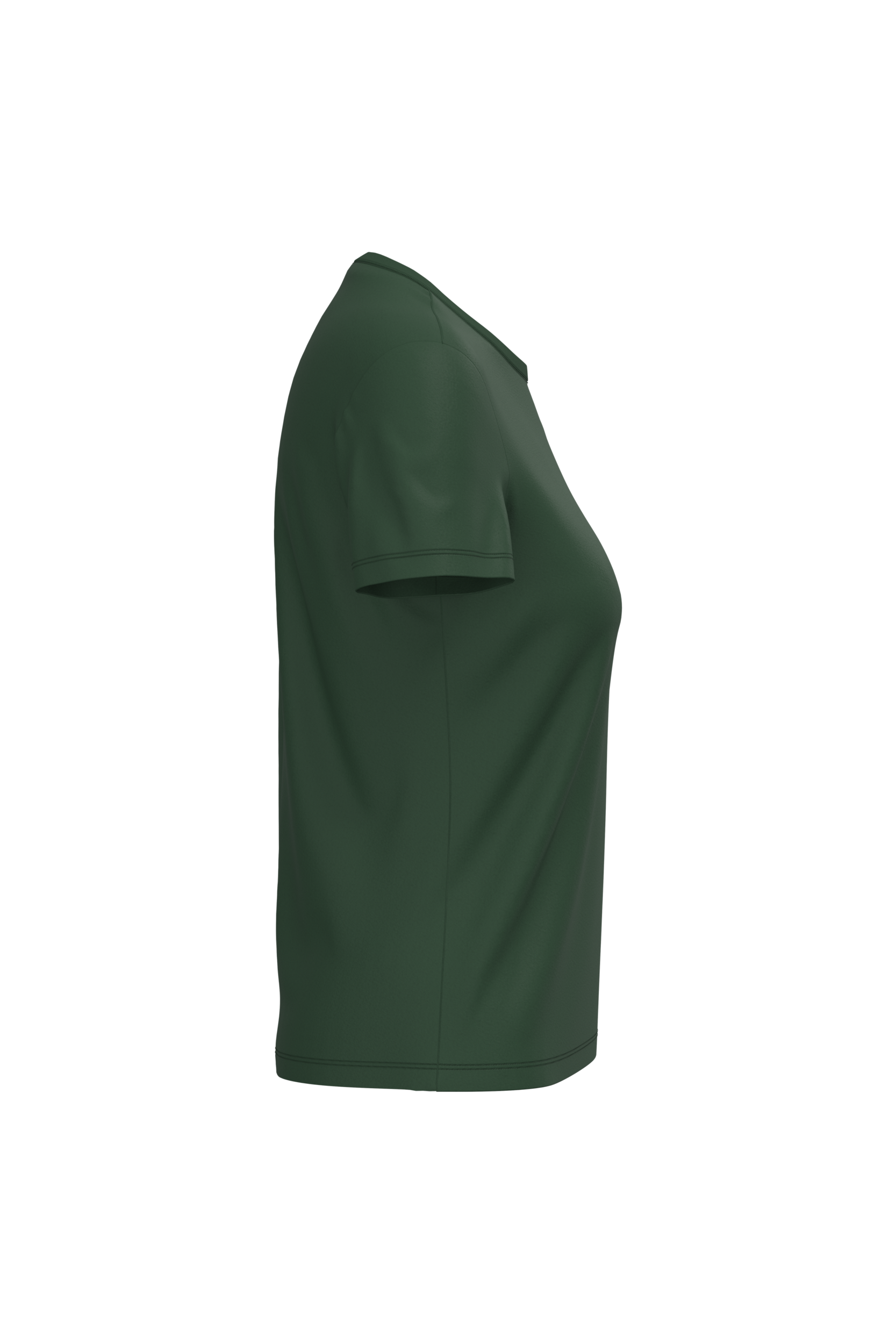 Dames T-shirt van biologisch katoen met ronde hals | K3026IC