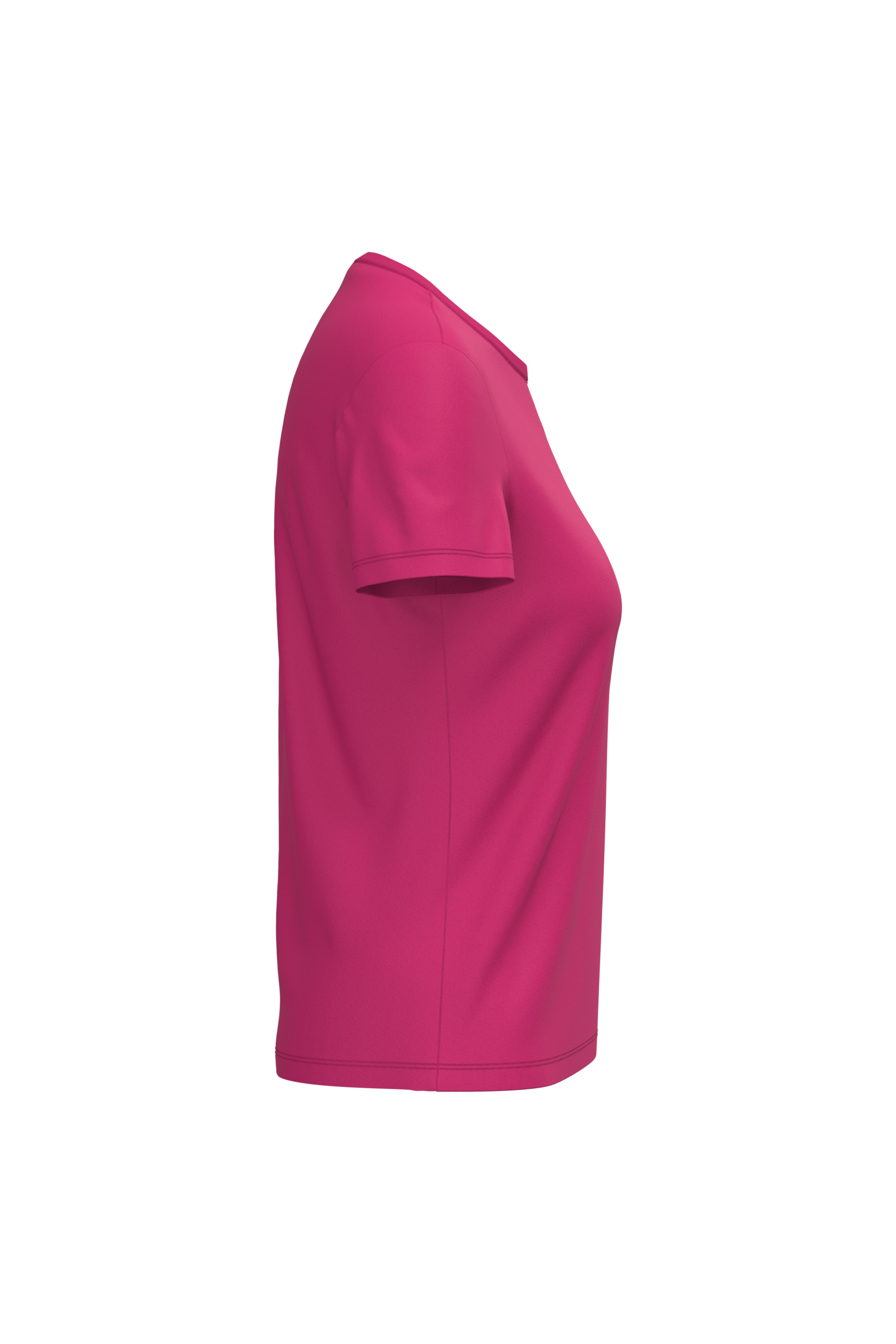 Dames T-shirt van biologisch katoen met ronde hals | K3026IC