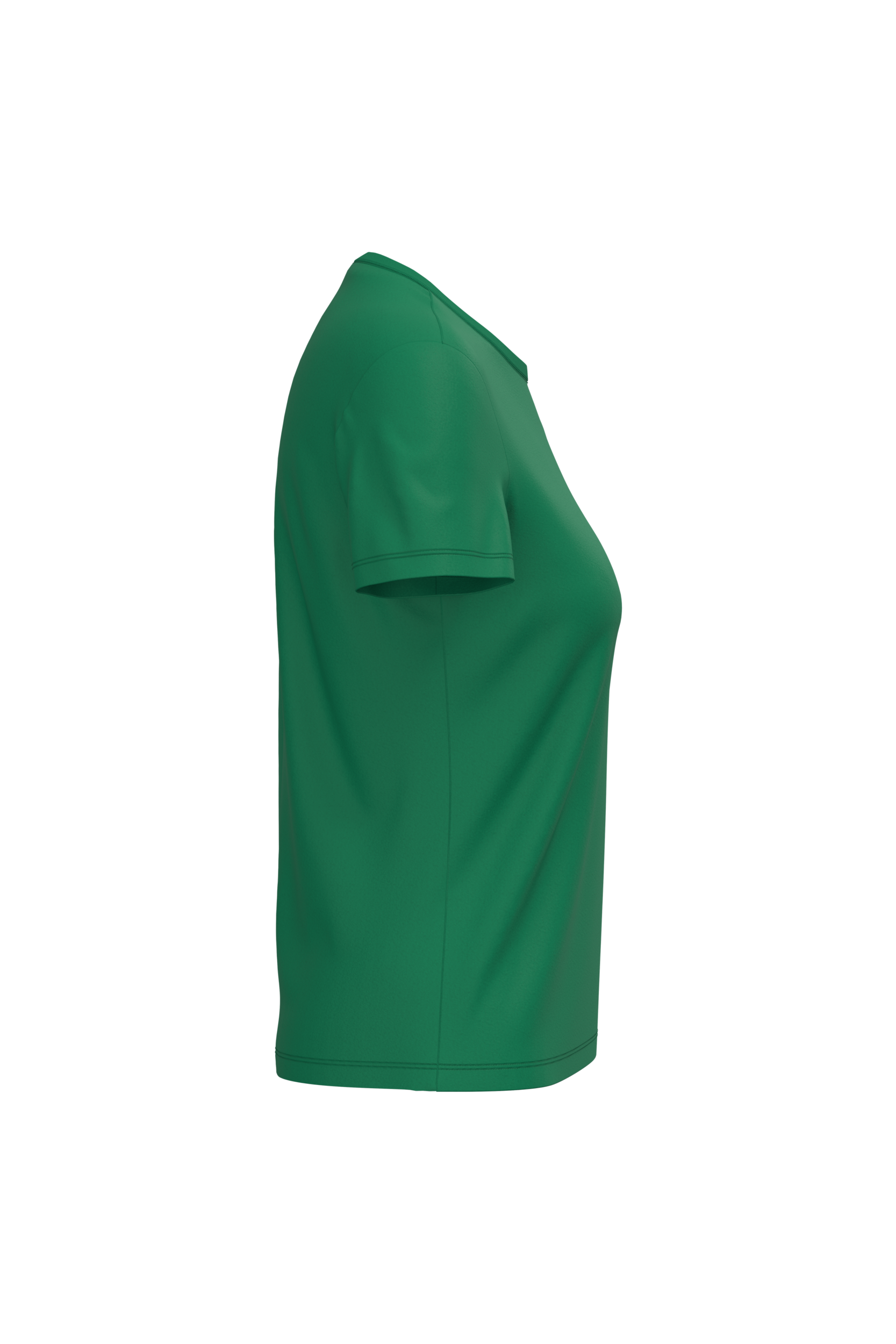 Dames T-shirt van biologisch katoen met ronde hals | K3026IC