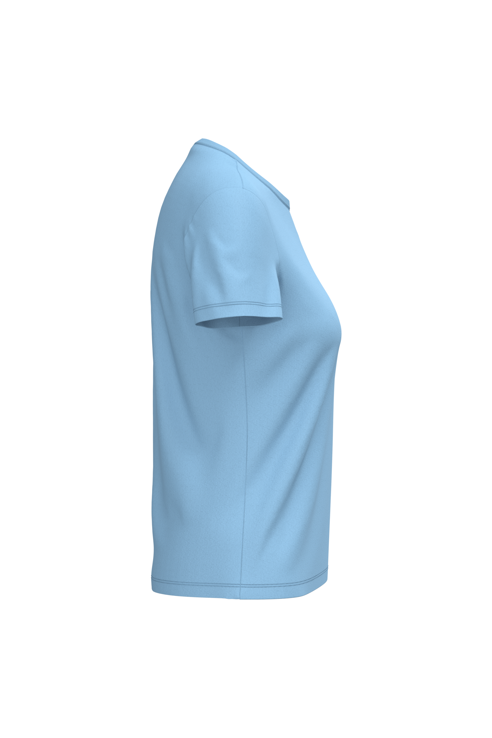 Dames T-shirt van biologisch katoen met ronde hals | K3026IC