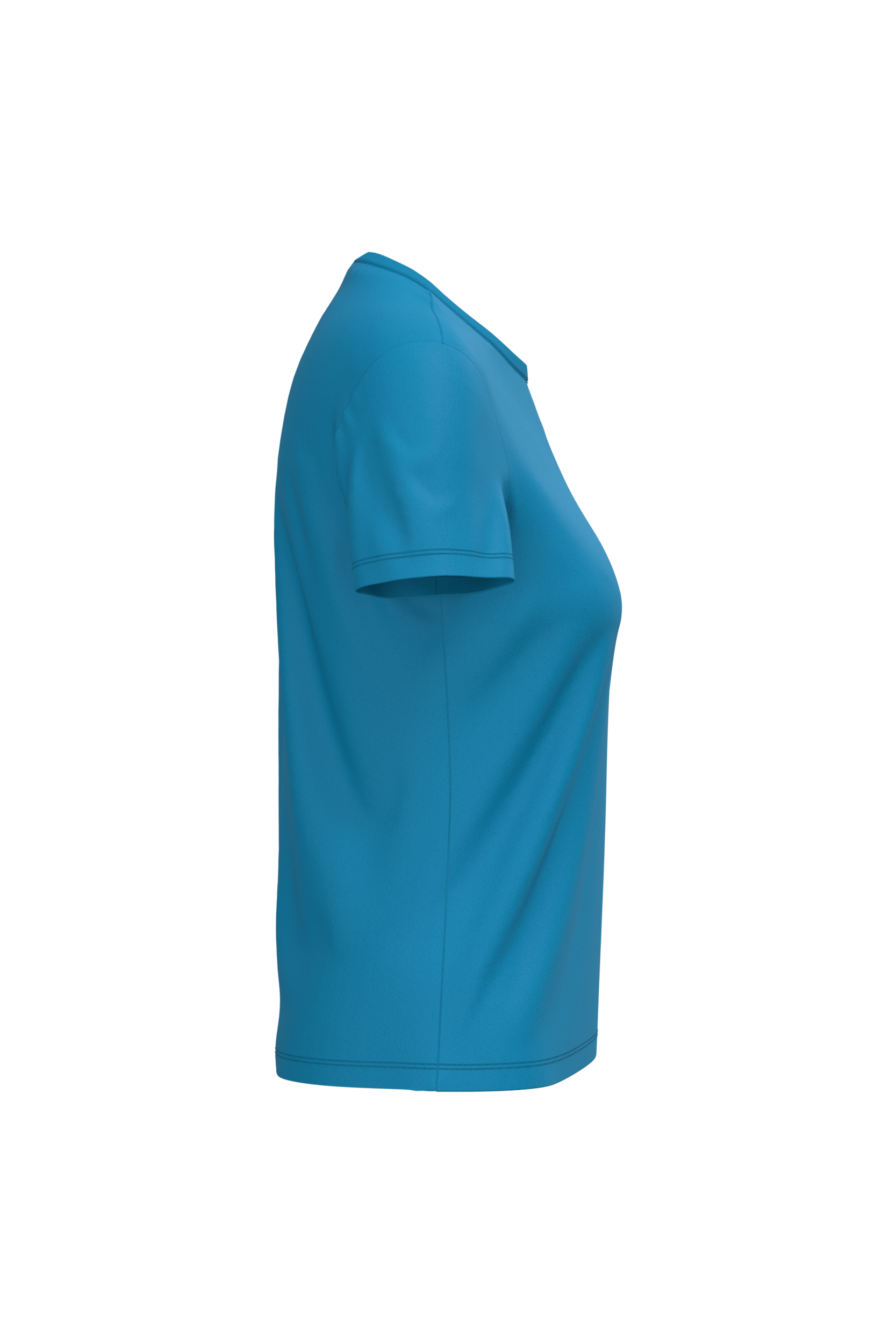 Dames T-shirt van biologisch katoen met ronde hals | K3026IC