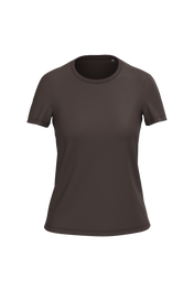 Dames T-shirt van biologisch katoen met ronde hals | K3026IC