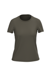 Dames T-shirt van biologisch katoen met ronde hals | K3026IC