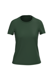 Dames T-shirt van biologisch katoen met ronde hals | K3026IC