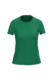 Dames T-shirt van biologisch katoen met ronde hals | K3026IC