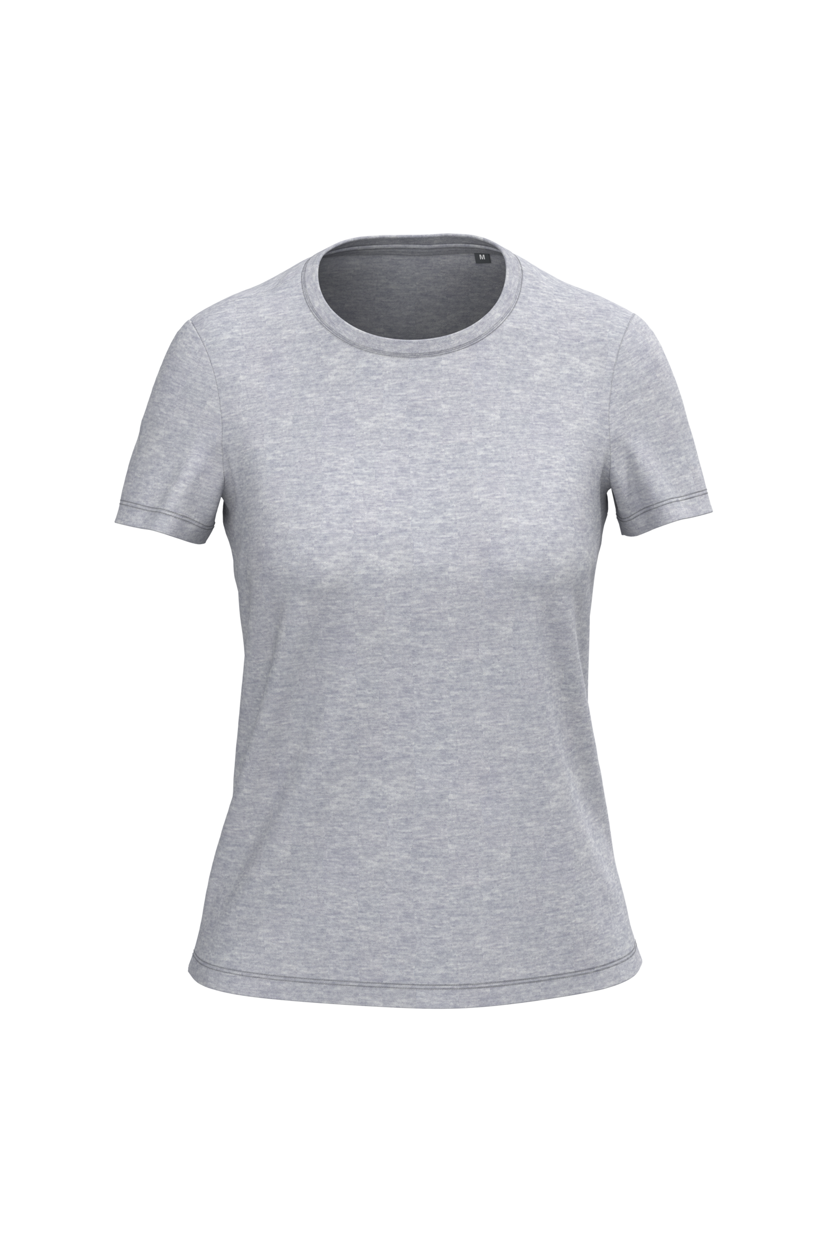 Dames T-shirt van biologisch katoen met ronde hals | K3026IC