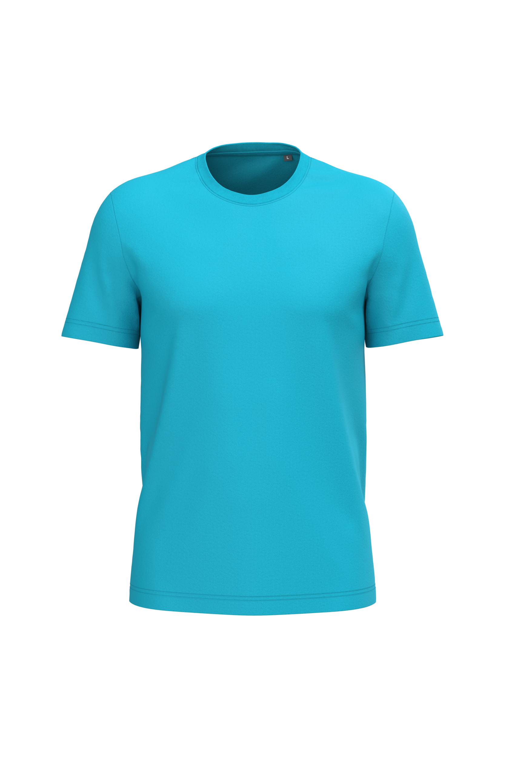 Organisch Katoenen T-shirts met Ronde Hals voor Mannen - 185 g/m² | K3032IC
