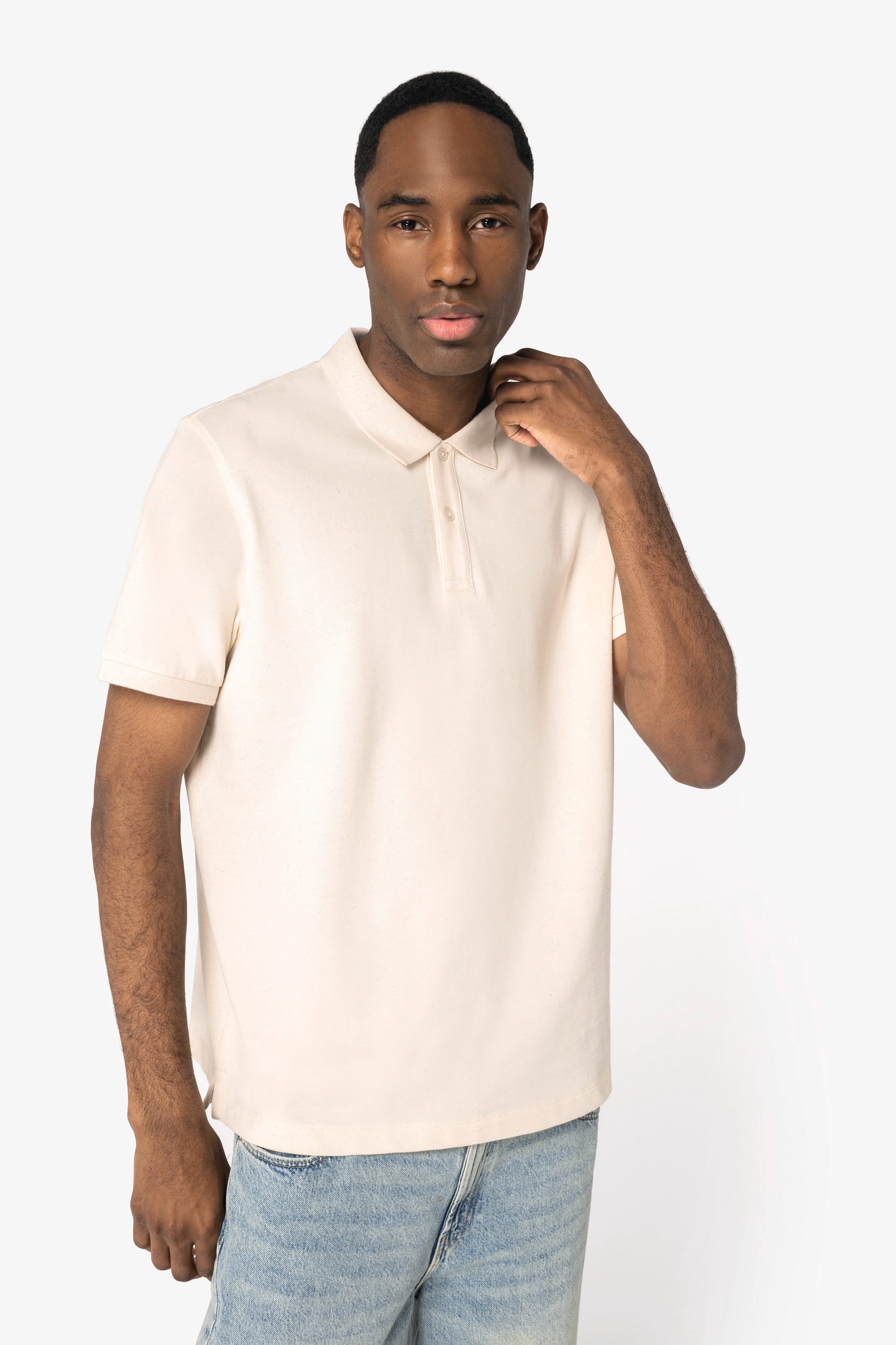 Polo en maille piquée pour homme écologique - 220 g/m² - NS207