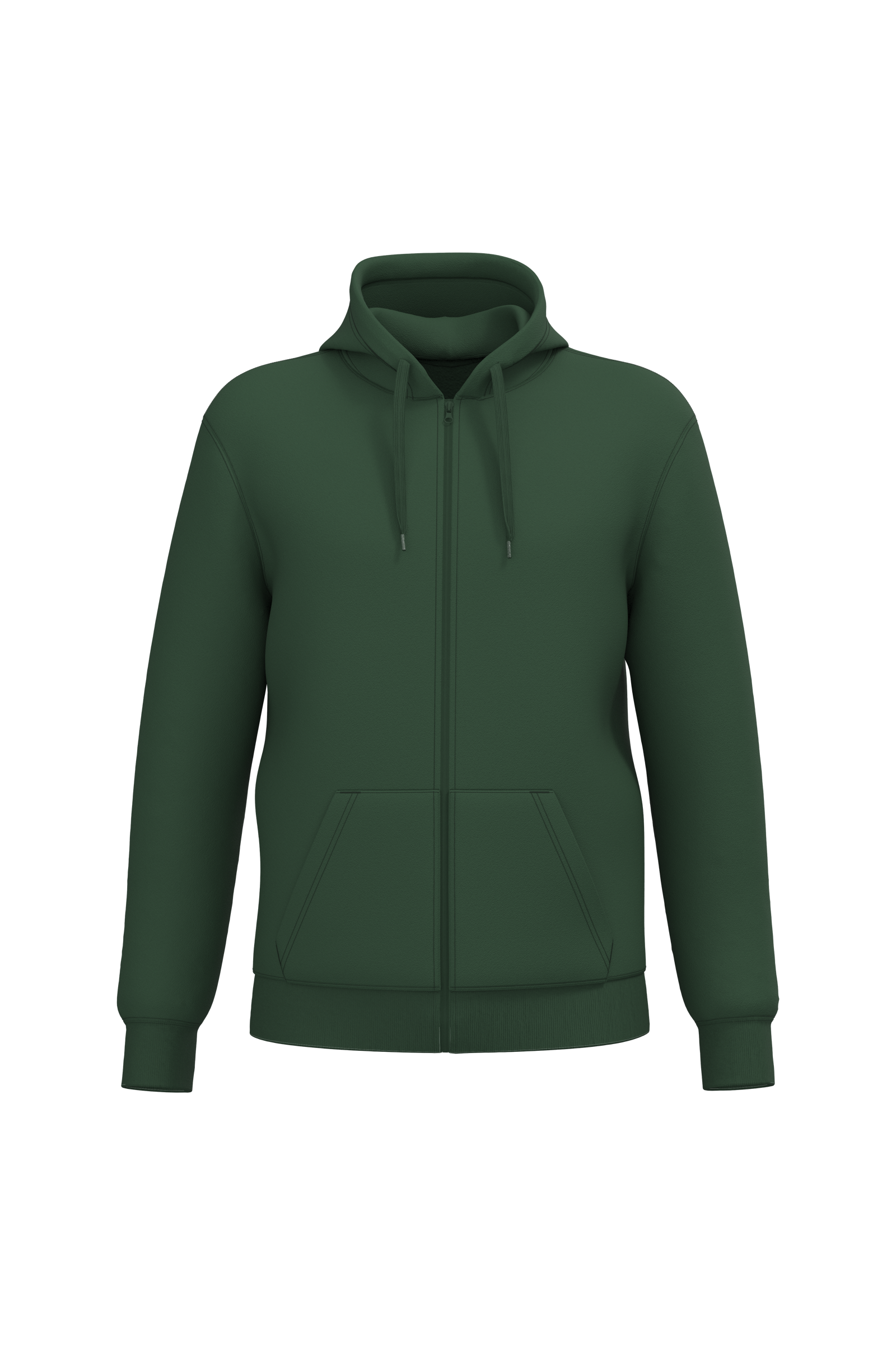 Sweat à capuche zippé recyclé unisexe – 280 g/m² | K4042