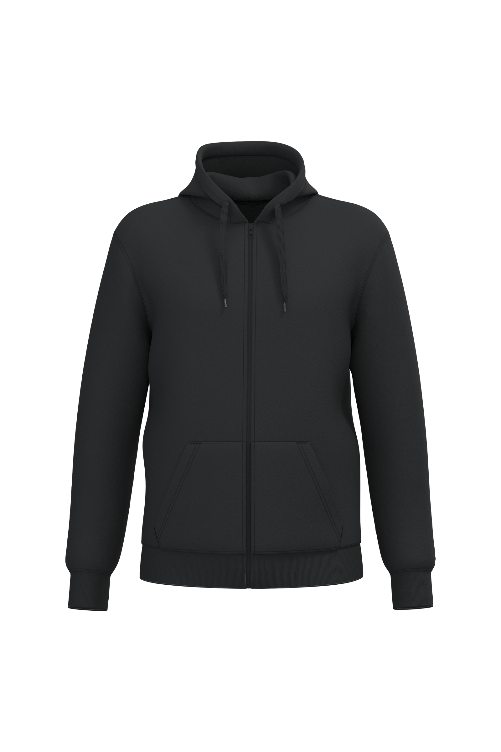 Sweat à capuche zippé recyclé unisexe – 280 g/m² | K4042