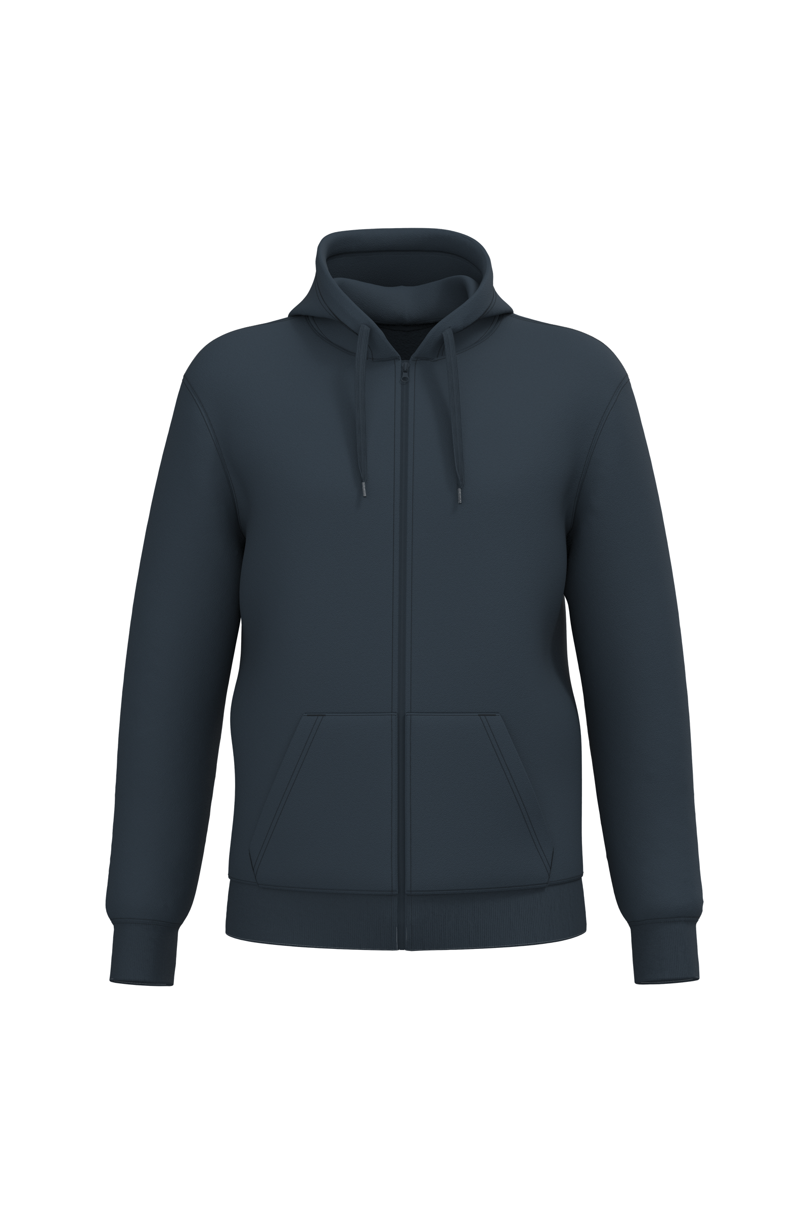 Sweat à capuche zippé recyclé unisexe – 280 g/m² | K4042