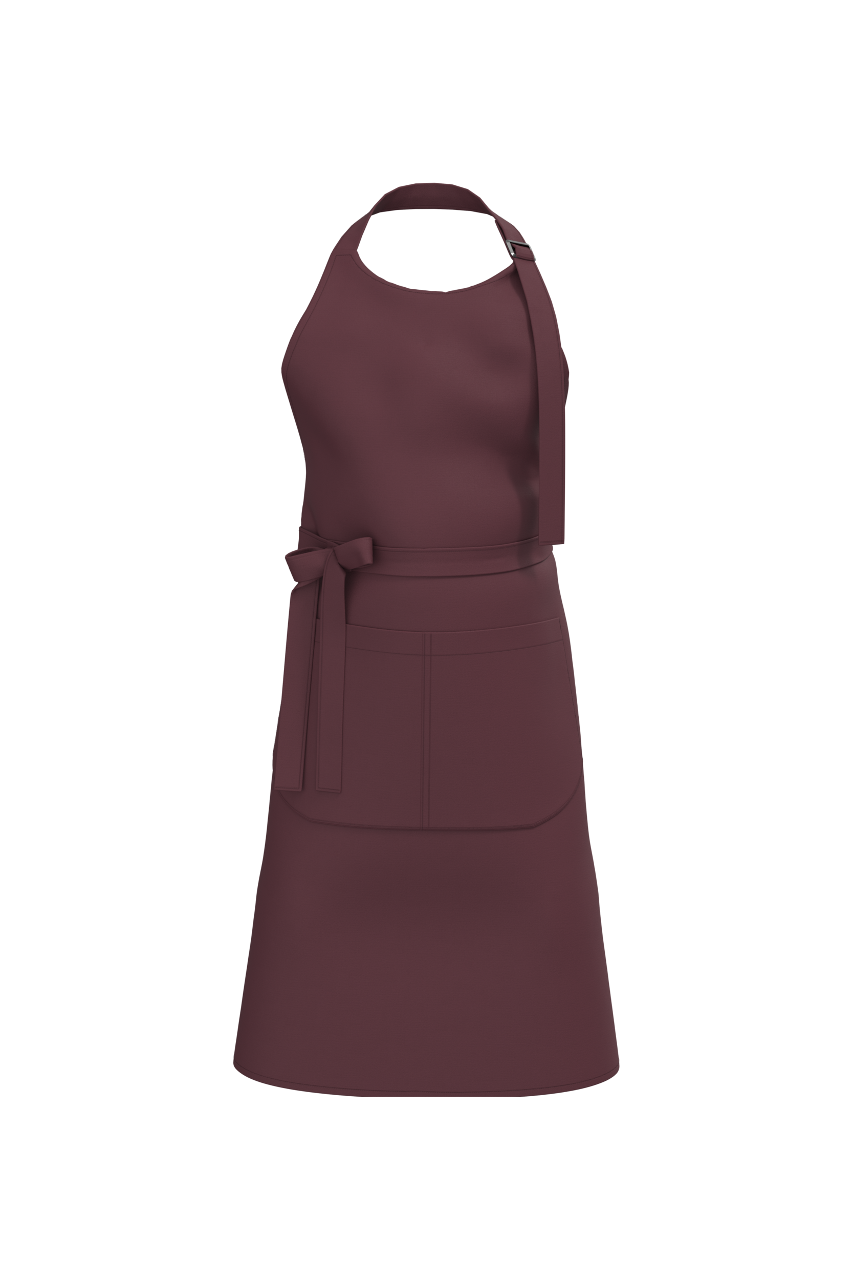 Organic Cotton Apron With Pocket - K8007