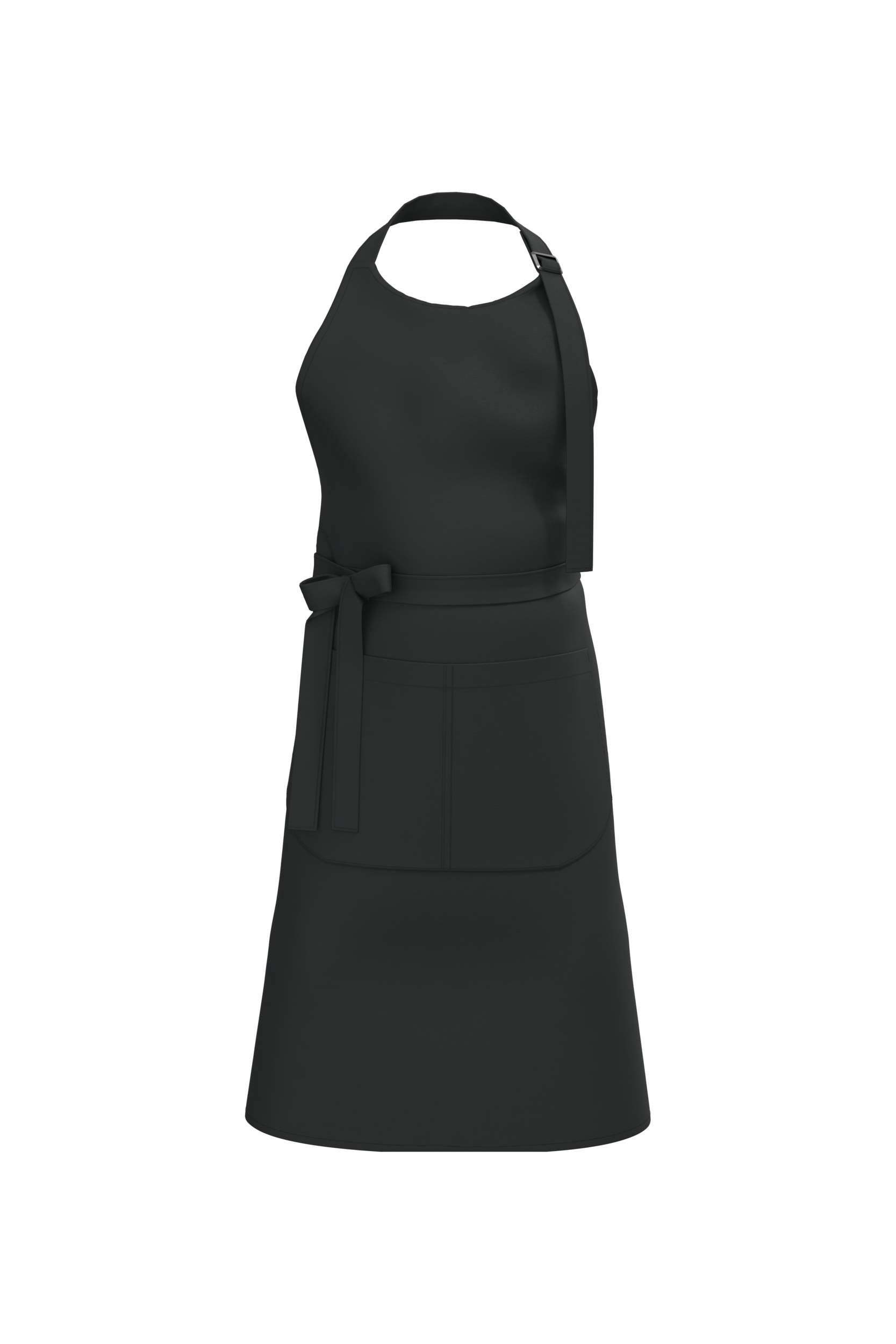 Organic Cotton Apron With Pocket - K8007