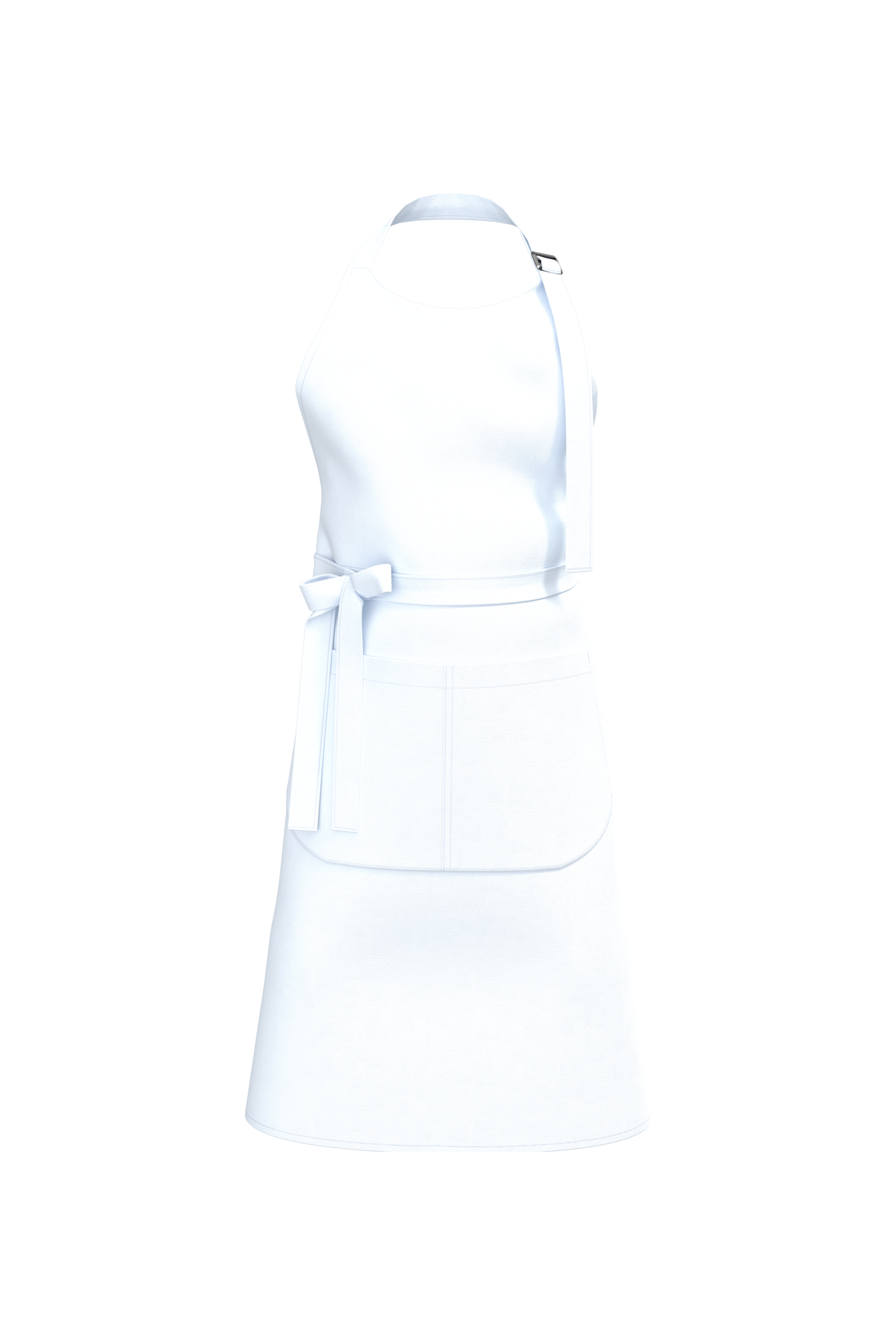 Organic Cotton Apron With Pocket - K8007