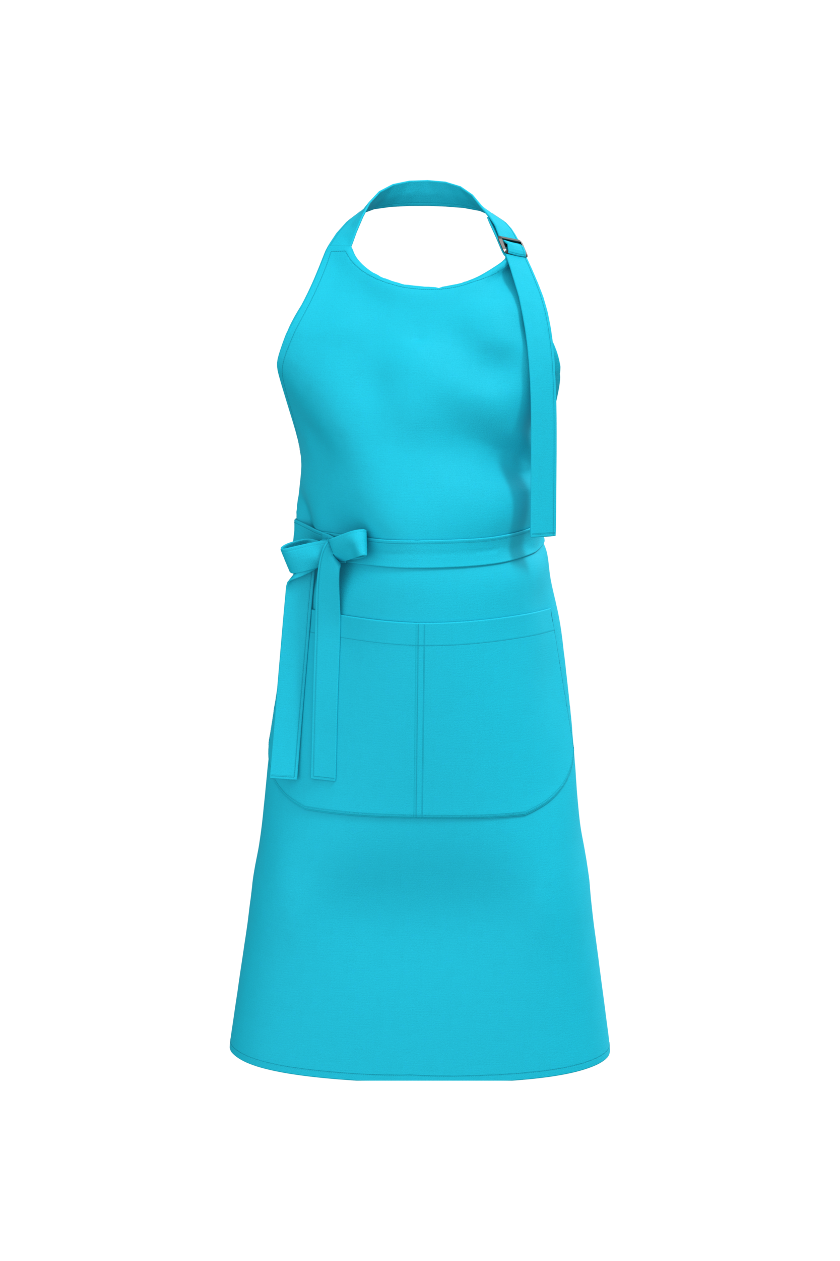 Organic Cotton Apron With Pocket - K8007