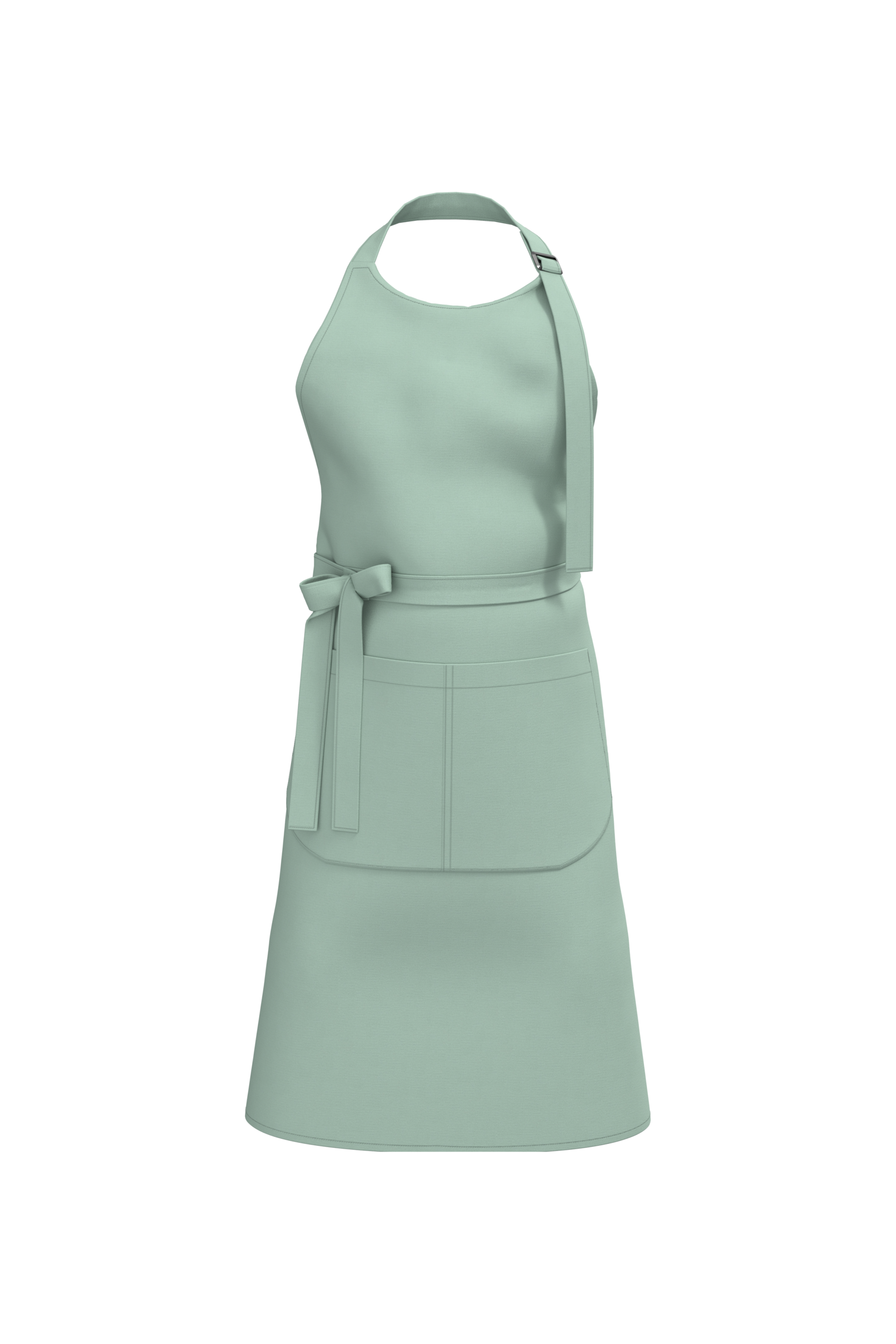 Organic Cotton Apron With Pocket - K8007