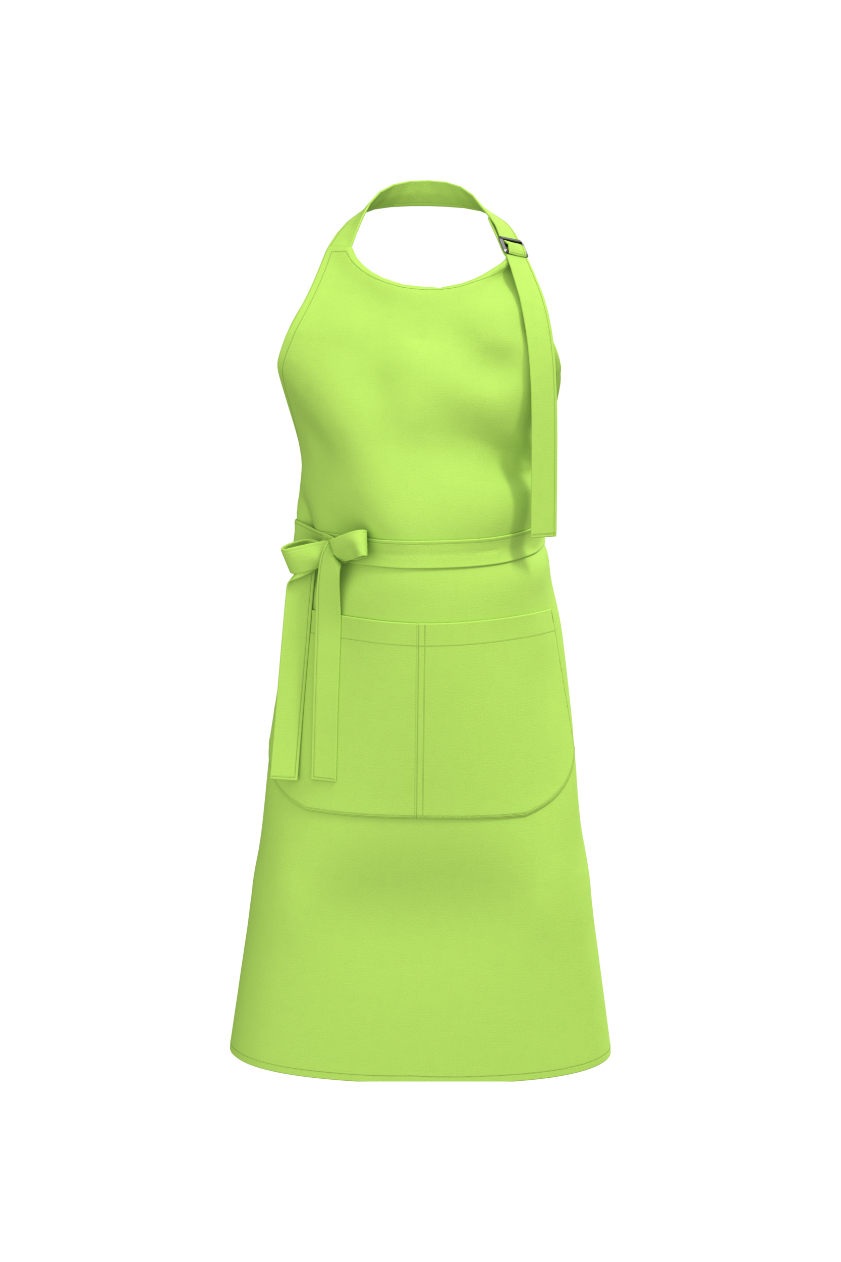 Organic Cotton Apron With Pocket - K8007