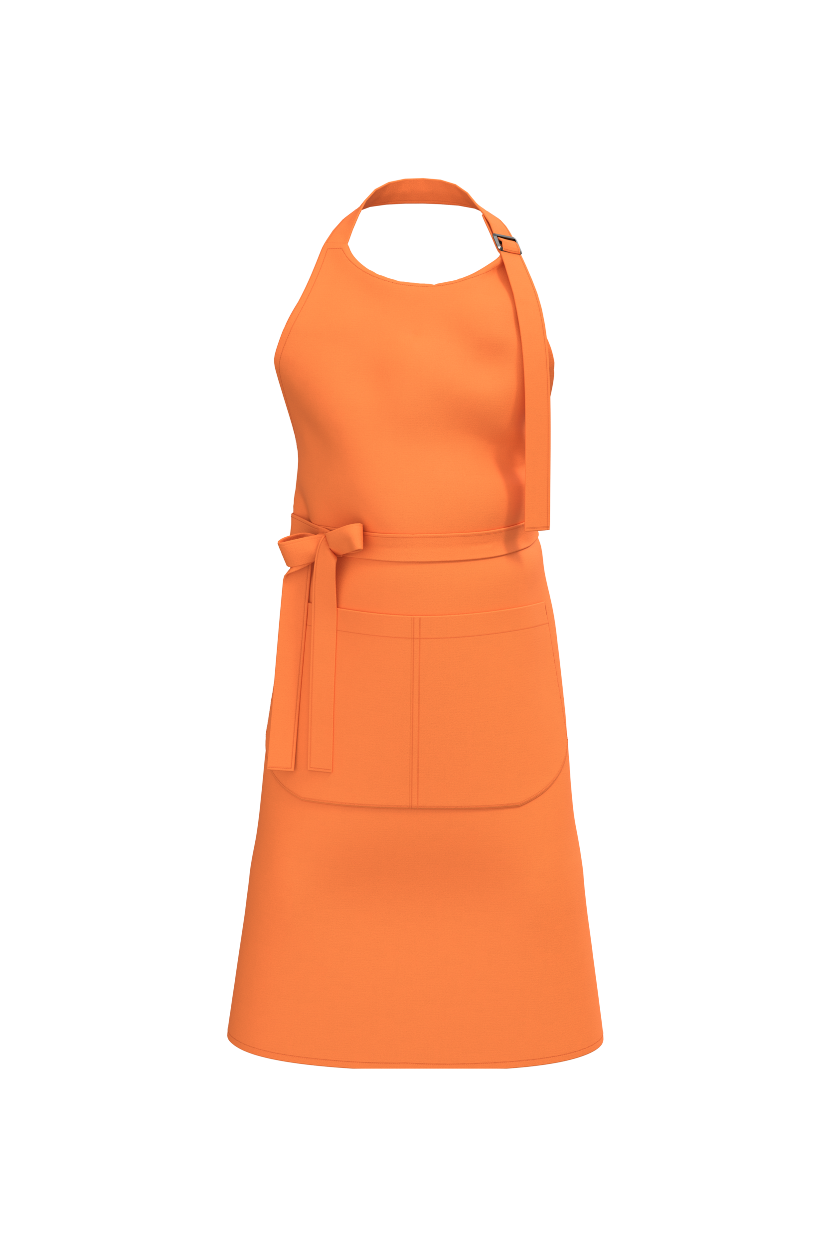 Organic Cotton Apron With Pocket - K8007