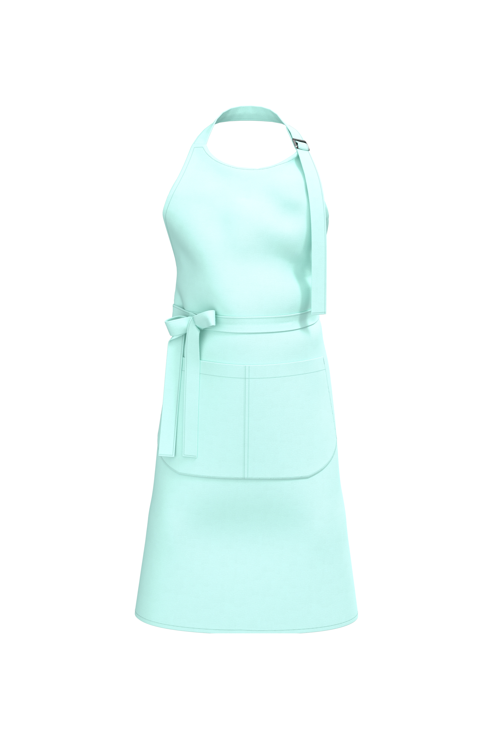 Organic Cotton Apron With Pocket - K8007