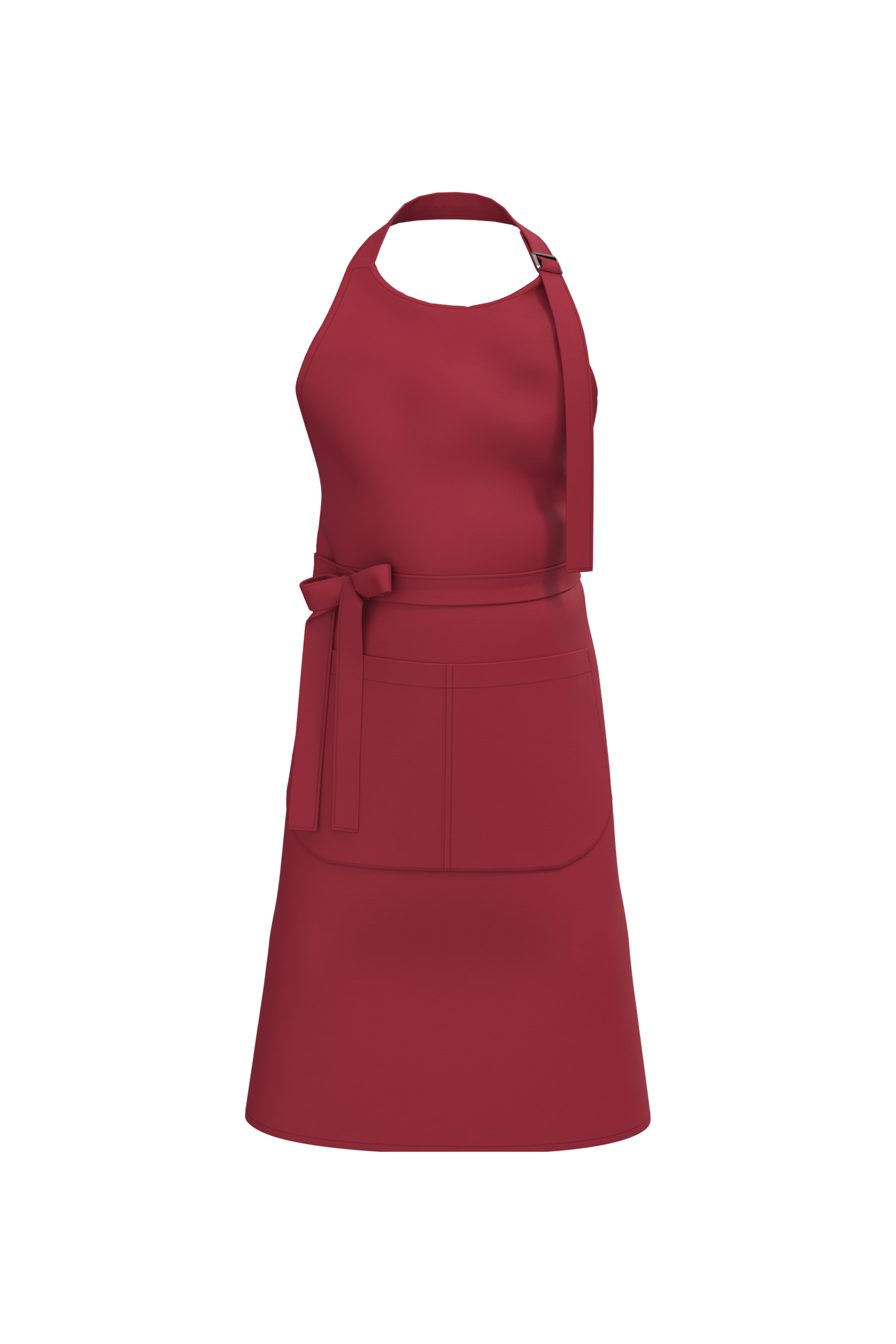 Organic Cotton Apron With Pocket - K8007