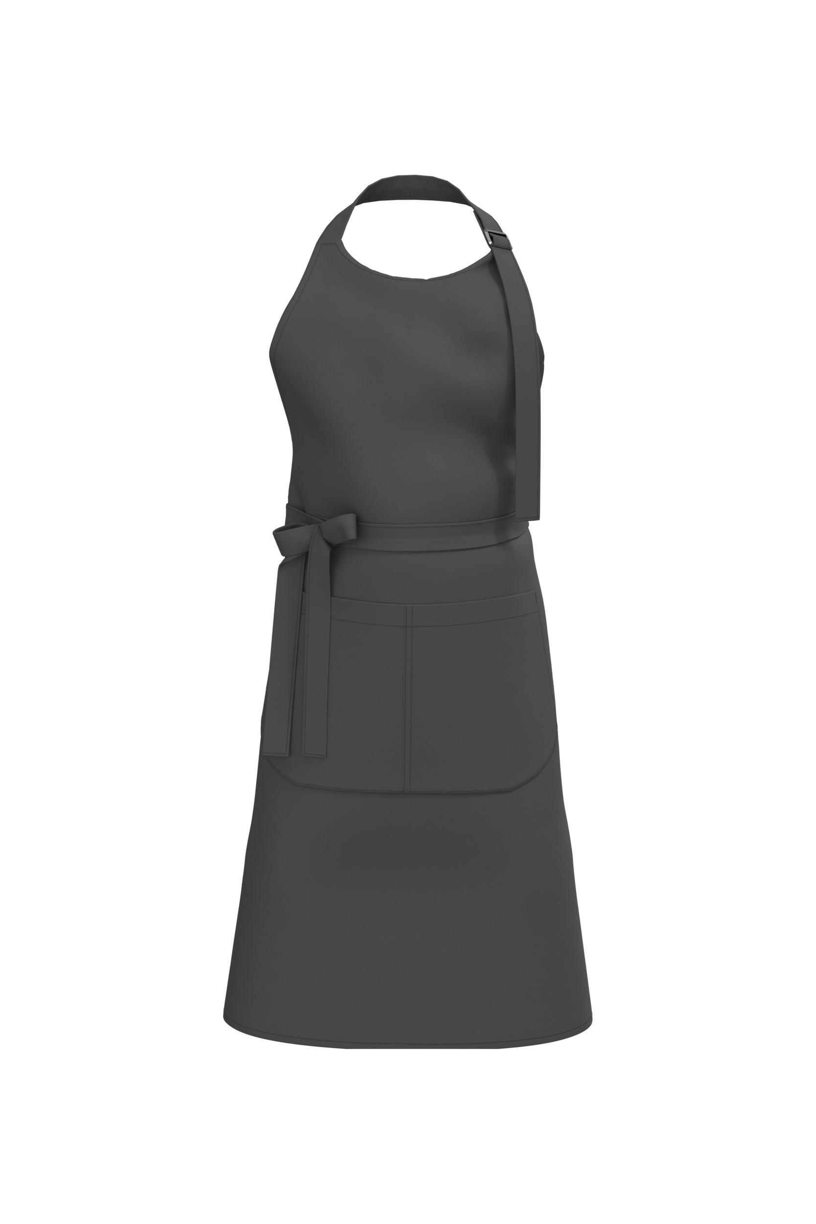 Organic Cotton Apron With Pocket - K8007