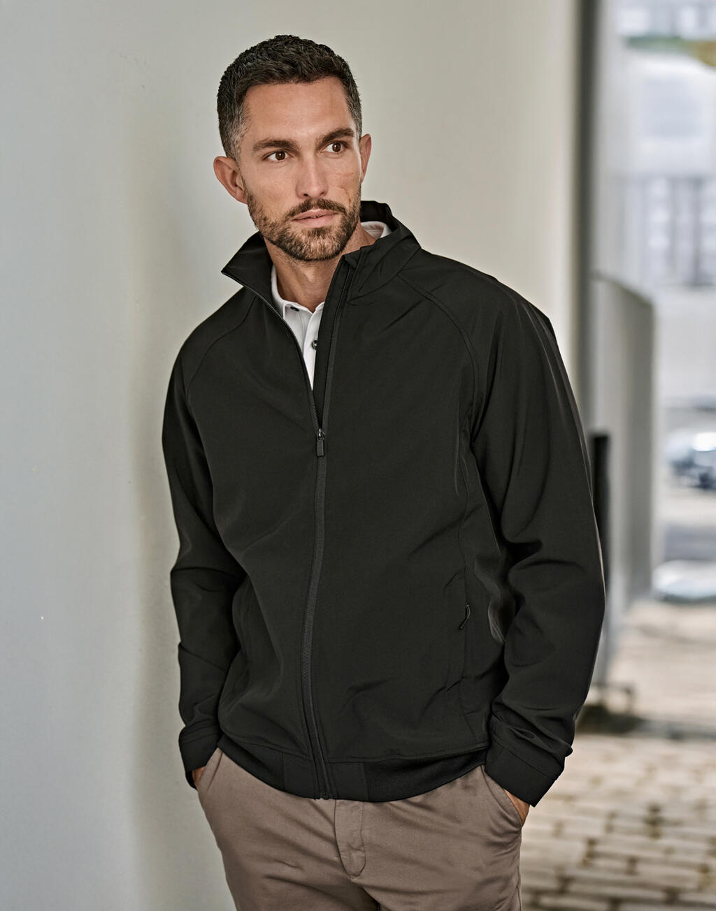 Club Jacket Water-Repellent Full Zip | Organic Blank