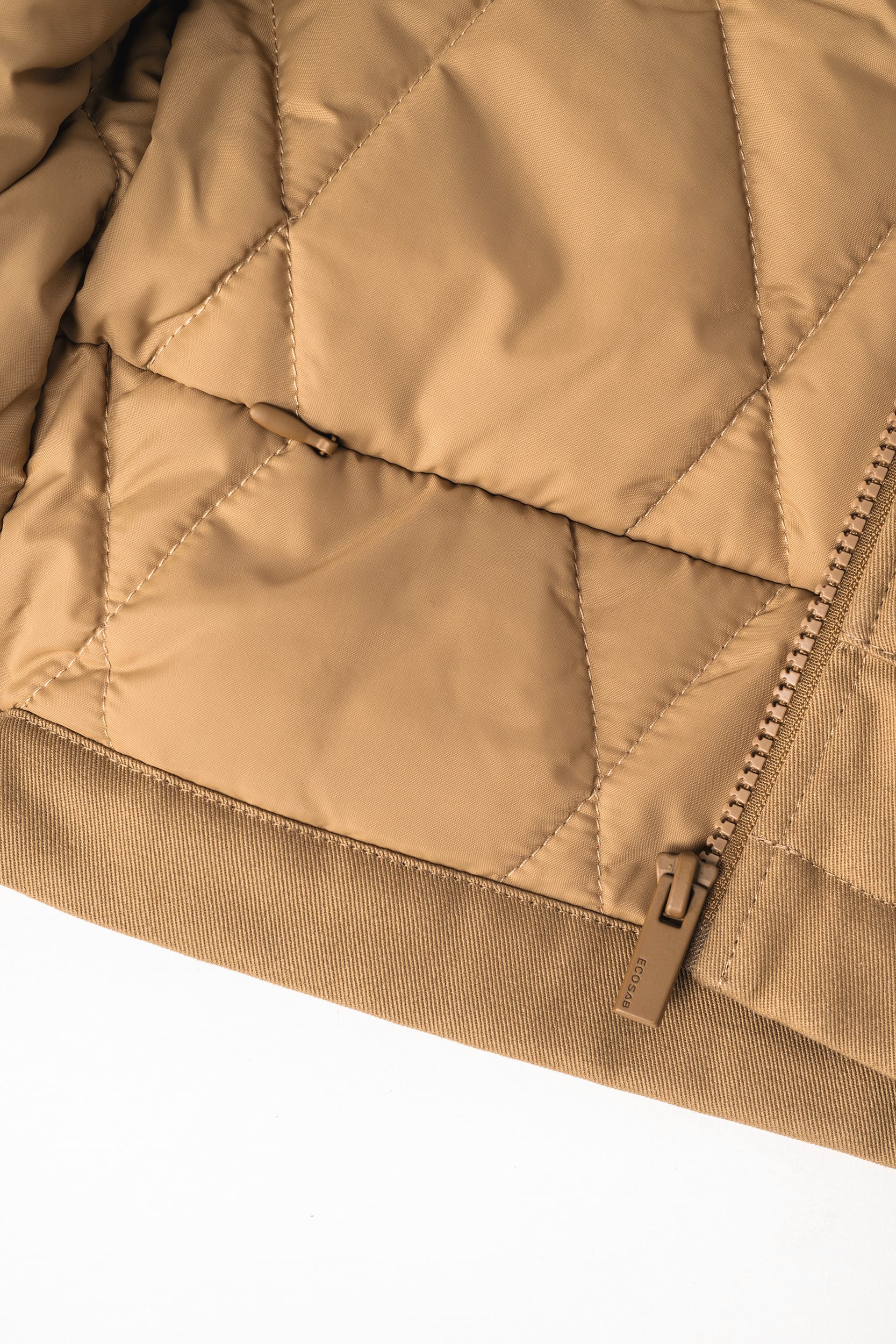 Native Spirit NS623 - Eco-friendly Unisex Padded Twill Bodywarmer With Teddy Collar