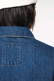 Native Spirit NS614 - Eco-friendly Unisex Dropped Shoulders Denim Jacket